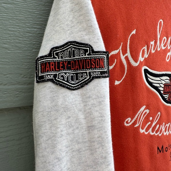 Harley-Davidson Orange Bomber jacket - Picture 4 of 4
